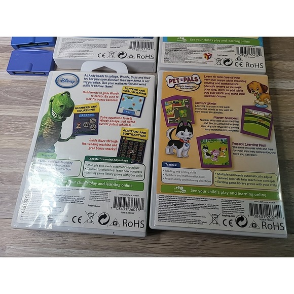 6 LeapFrog Leapster Game Cartridges Cars Wall E Thomas Engine Toy Story XMen - Picture 6 of 7